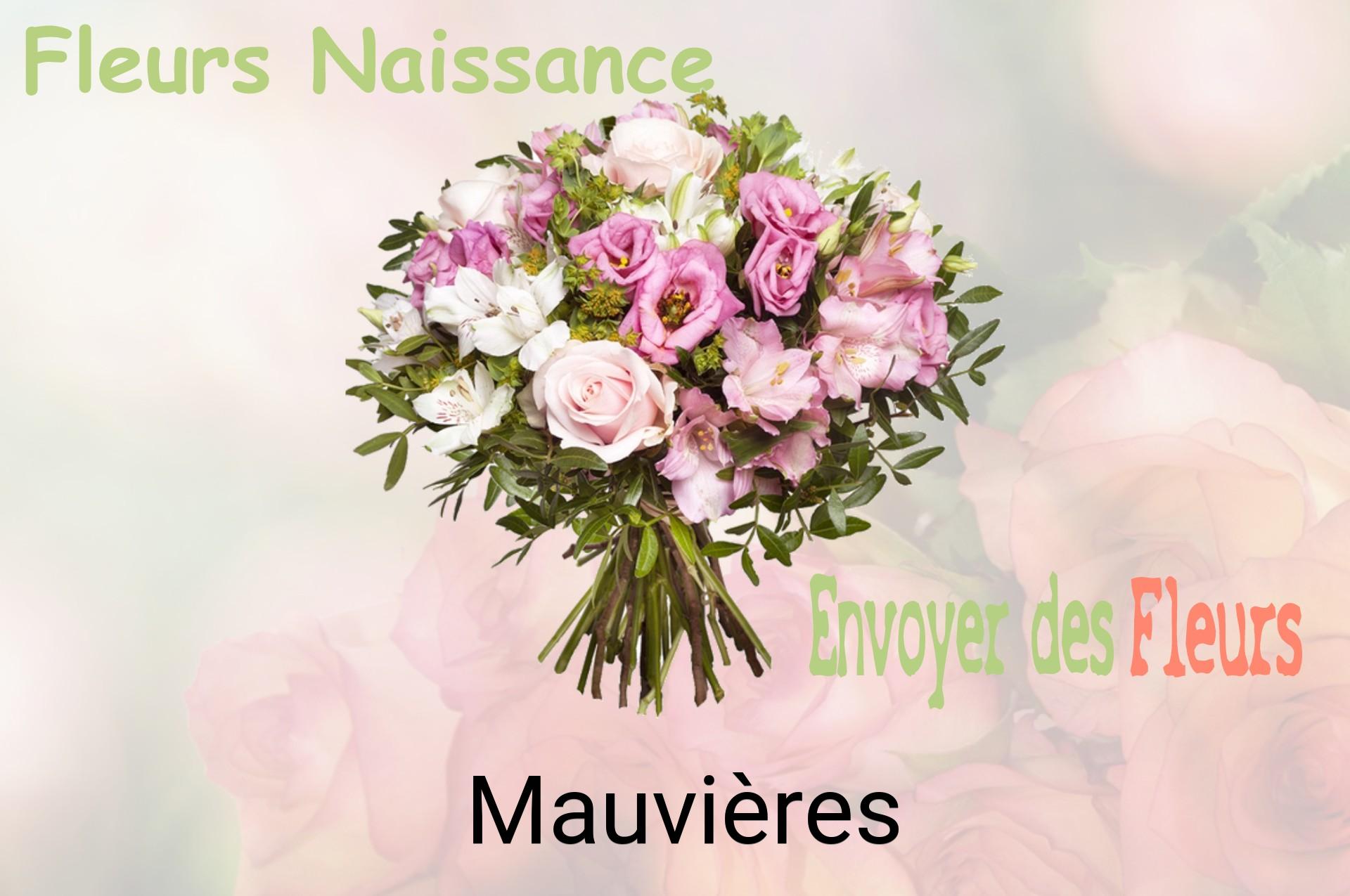 Bouquet de fleurs de naissance livré à Mauvières